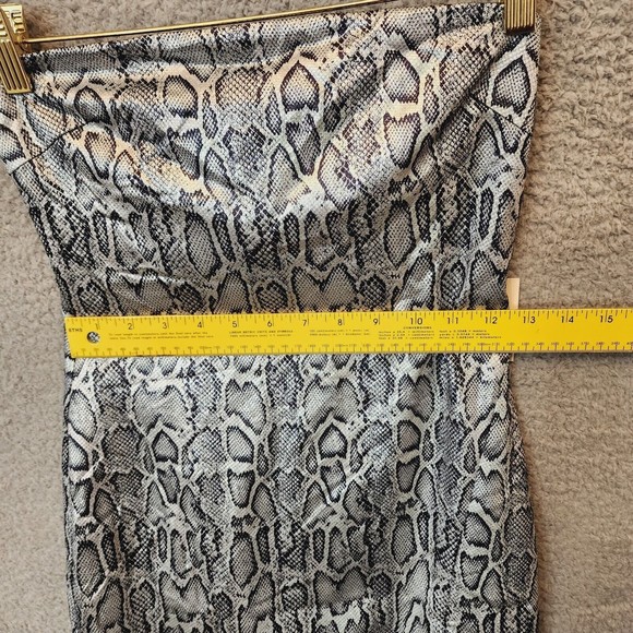 Superdown Naomi Mini Dress in Silver Snake Small Fully Lined Metallic Fabric 💲 - Picture 9 of 10